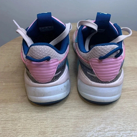 Puma RS-X Pink/Blue Kids Running Shoe - Picture 5 of 5